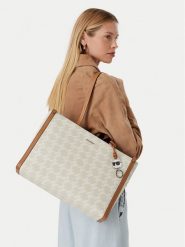 KARL LAGERFELD Torebka B3W30136 Kremowy. Białe torebki klasyczne KARL LAGERFELD, bez wzorów, ze skóry, bez dodatków. Za 1,099.00 zł.