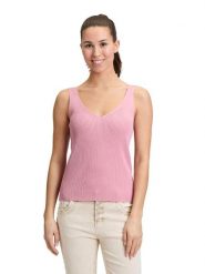 CARTOON Top w kolorze jasnoróżowym rozmiar: 38. Różowe topy Cartoon, bez wzorów, bez kołnierzyka, bez ramiączek. Za 69.99 zł.