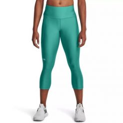 Legginsy damskie Under Armour HG Armour Hi Capri NS. Zielone legginsy Under Armour, bez wzorów. Za 99.99 zł.