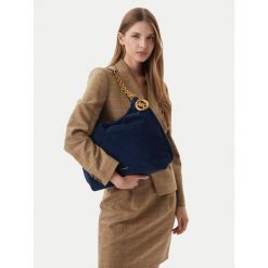 Torebka MICHAEL Michael Kors. Niebieskie torebki klasyczne MICHAEL Michael Kors, bez wzorów, klasyczne, bez dodatków. Za 1,639.00 zł.