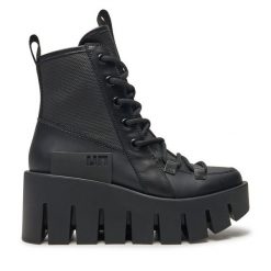 Botki United Nude. Czarne botki United Nude, bez wzorów, bez obcasa, na koturnie, bez zapięcia. Za 1,159.00 zł.