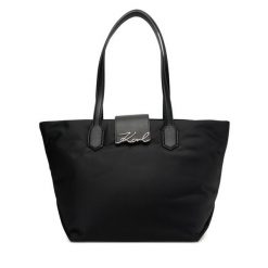 Torebka KARL LAGERFELD. Czarne torebki klasyczne KARL LAGERFELD, bez wzorów, klasyczne, bez dodatków. Za 669.99 zł.
