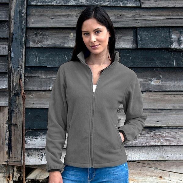 Bluza Rozpinana Damska Core Fashion Fit. Niebieskie bluzy RESULT, l, z aplikacjami, z materiału, bez ramiączek, bez kaptura. Za 100.99 zł.