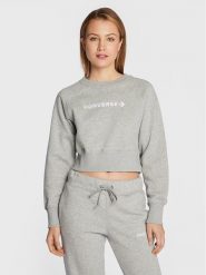 Converse Bluza Wordmark 10023716-A02 Szary Regular Fit. Szare bluzy Converse, l, bez wzorów, z bawełny, bez kaptura. Za 209.99 zł.