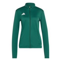 Bluza damska adidas Entrada Track. Białe bluzy adidas, bez wzorów, bez ramiączek, bez kaptura. Za 121.99 zł.