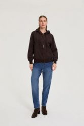 Bluza z kapturem brązowa. Brązowe bluzy z kapturem MOODO, l, bez wzorów, z bawełny, z kapturem. Za 139.99 zł.