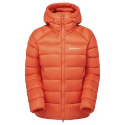 Damska kurtka puchowa Montane WoAnti-Freeze Xt. Brązowe kurtki przeciwdeszczowe Montane, l, bez wzorów, z nylonu, bez kaptura, trekkingowe. Za 1,266.00 zł.