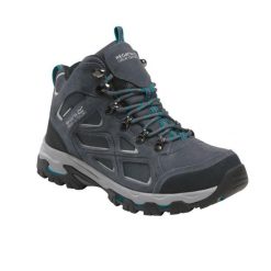 Buty trekkingowe damskie Regatta Tebay. Szare trekkingi Regatta, bez wzorów, z materiału, bez zapięcia, trekkingowe. Za 369.49 zł.
