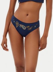 Selmark Dół od bikini BN202 Granatowy. Niebieskie bikini Selmark, bez wzorów, z syntetyku. Za 159.99 zł.