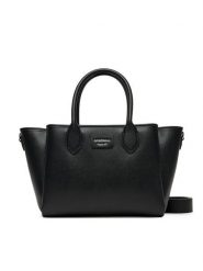 Emporio Armani Torebka EW002329 AF17799 MC149 Czarny. Czarne shopper bag Emporio Armani, bez wzorów, ze skóry, bez dodatków. Za 1,349.00 zł.