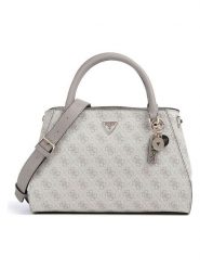 Guess Torebka w kolorze szarym - 31 x 21 x 12 cm rozmiar: onesize. Szare torebki klasyczne Guess, z aplikacjami, z materiału, przez ramię, bez dodatków. Za 434.99 zł.