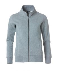 Clique Classic Cardigan Women — kardigan sweatshirt szary melanż – grey melange. Szare swetry CLIQUE, s, bez wzorów, z bawełny, bez ramiączek. Za 218.22 zł.