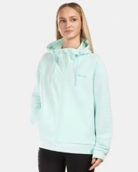 Damska bawełna bluza z kapturem Kilpi BAYA-W. Zielone bluzy Kilpi, bez wzorów, z bawełny, bez ramiączek, z kapturem. Za 422.05 zł.