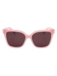 Polaroid Damskie okulary przeciwsłoneczne w kolorze jasnoróżowo-brązowym rozmiar: 54. Brązowe okulary przeciwsłoneczne Polaroid, bez wzorów, z tworzywa sztucznego, szklane. Za 154.95 zł.