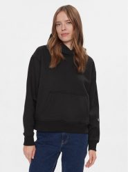 Calvin Klein Jeans Bluza Back Bold Monologo Hoodie J20J222895 Czarny Regular Fit. Czarne bluzy Calvin Klein Jeans, l, bez wzorów, z bawełny, bez ramiączek, bez kaptura. Za 319.99 zł.