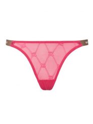 HUGO Stringi 50535238 Różowy. Czerwone stringi Hugo, bez wzorów, z syntetyku. Za 99.99 zł.