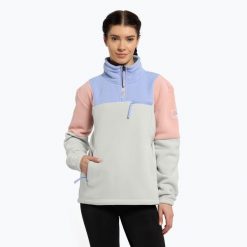 Bluza snowboardowa damska ROXY Chloe Kim Layer. Szare bluzy bez kaptura Roxy, na zimę, m, bez wzorów, bez kaptura, snowboardowy. Za 149.99 zł.