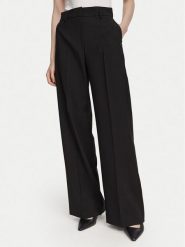 Weekend Max Mara Spodnie materiałowe Visivo 2625136061 Czarny Regular Fit. Czarne spodnie materiałowe Weekend Max Mara, bez wzorów, z materiału. Za 969.99 zł.