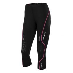 Spodnie damskie legginsy 3/4 Viking Ingrid Capri. Czarne legginsy Viking, bez wzorów, sportowe. W wyprzedaży za 54.99 zł.