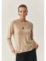 TATUUM Sweter w kolorze beżowym rozmiar: M. Brązowe swetry Tatuum, m, bez wzorów, z kaszmiru, bez ramiączek. Za 307.46 zł.