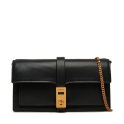 Torebka DKNY. Czarne kopertówki DKNY, bez wzorów, wizytowe, bez dodatków. Za 1,219.00 zł.