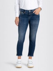 MAC Dżinsy "Rich" - Slim fit - w kolorze granatowym rozmiar: 42/L26. Niebieskie jeansy MAC, l, bez wzorów, klasyczne. Za 217.99 zł.