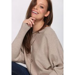 Khaki Sweter Next Breath. Brązowe swetry Born2be, z aplikacjami. Za 79.99 zł.