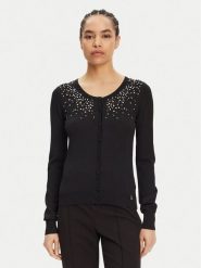 Artigli Kardigan ACMA001920 Czarny Regular Fit. Czarne swetry Artigli, xl, bez wzorów, z syntetyku, bez ramiączek. Za 279.99 zł.