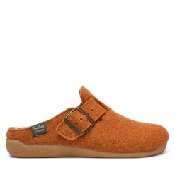 Kapcie Toni Pons. Brązowe kapcie Toni Pons, bez wzorów. Za 189.99 zł.