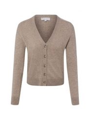 Marie Lund sweter z czystego kaszmiru Kobiety Kaszmir brązowy, XXL. Brązowe swetry Marie Lund, xxl, bez wzorów, z kaszmiru, biznesowe, bez ramiączek. Za 799.95 zł.