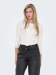 ONLY Kardigan w kolorze białym rozmiar: M. Brązowe swetry ONLY, m, bez wzorów, bez ramiączek. Za 69.99 zł.