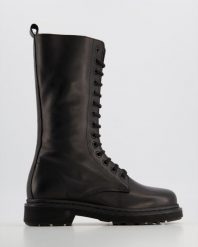 BOTKI DAMSKIE DM35 VACCH NERO. Botki Venezia, bez wzorów, ze skóry, bez obcasa, bez zapięcia. Za 349.00 zł.