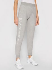 EA7 Emporio Armani Spodnie dresowe 8NTP85 TJCQZ 0905 Szary Regular Fit. Szare spodnie dresowe EA7 Emporio Armani, bez wzorów, z bawełny. Za 279.99 zł.