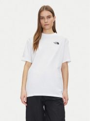 The North Face T-Shirt NF0A87NQFN41 Biały Oversize. Białe t-shirty The North Face, s, bez wzorów, z bawełny, bez kołnierzyka, bez ramiączek. Za 119.99 zł.