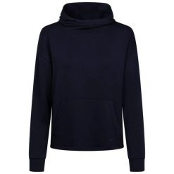 Bluza damska z kapturem Trespass Grayling C. Niebieskie bluzy Trespass, l, bez wzorów, z elastanu, bez ramiączek, z kapturem. Za 189.13 zł.