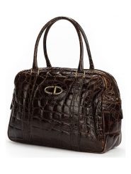 Dior Skórzana torebka w kolorze brązowym rozmiar: onesize. Brązowe torebki klasyczne Dior, bez wzorów, z materiału, bez dodatków. Za 2,597.84 zł.