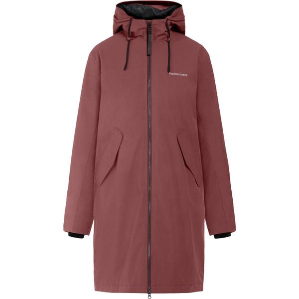 Parka dla kobiet Didriksons Fia. Brązowe płaszcze Didriksons, na jesień, m, bez wzorów, eleganckie, bez kaptura. Za 973.50 zł.