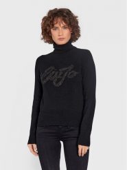 Liu Jo Golf WF2471 MA72M Czarny Regular Fit. Czarne swetry Liu Jo, m, bez wzorów, z syntetyku, bez ramiączek. Za 839.99 zł.
