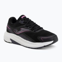Buty do biegania damskie Joma Vitaly Lady. Czarne buty do biegania Joma, bez wzorów, z gumy, bez zapięcia, do biegania. Za 239.99 zł.