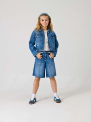 KIDS ONLY Bermudy dżinsowe "Comet" w kolorze niebieskim rozmiar: 158. Niebieskie szorty KIDS ONLY, bez wzorów, klasyczne. Za 83.81 zł.