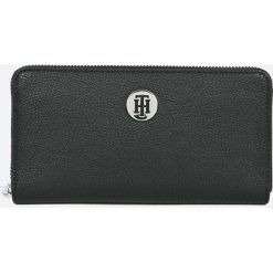 Tommy Hilfiger - Portfel. Czarne portfele Tommy Hilfiger, z materiału. W wyprzedaży za 239.90 zł.