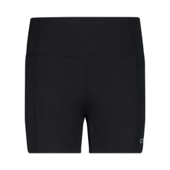 Spodenki sportowe damskie CMP. Czarne szorty sportowe CMP, bez wzorów, na fitness i siłownię. Za 167.00 zł.
