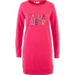 Bluza dresowa z nadrukiem bonprix różowy hibiskus z nadrukiem. Bluzy marki INOVIK. Za 37.99 zł.