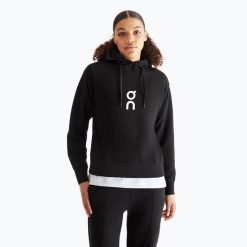 Bluza damska On Club Hoodie. Czarne bluzy On, bez wzorów, bez ramiączek, bez kaptura. Za 569.99 zł.