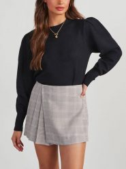 Milan Kiss Sweter w kolorze czarnym rozmiar: L. Czarne swetry Milan Kiss, l, bez wzorów, bez ramiączek. Za 126.99 zł.