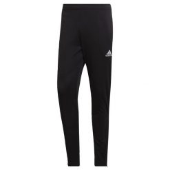 Entrada 22 Training Pants. Czarne spodnie dresowe adidas, bez wzorów, z dresówki. Za 104.00 zł.