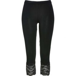 Legginsy z koronką bonprix czarny. Legginsy marki Nike. Za 44.99 zł.