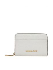 MICHAEL Michael Kors Mały Portfel Damski 32T4GJ6Z5L Biały. Białe portfele MICHAEL Michael Kors, bez wzorów, ze skóry. Za 289.99 zł.