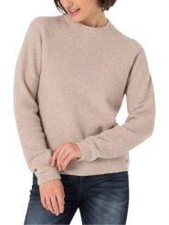 Timezone Sweter w kolorze beżowym rozmiar: M. Brązowe swetry Timezone, m, bez wzorów, bez ramiączek. Za 113.63 zł.