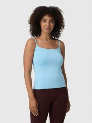 Les Lunes Top "Elizaa" w kolorze błękitnym rozmiar: XXS. Niebieskie topy Les Lunes, xxs, bez wzorów, bez kołnierzyka, bez ramiączek. Za 65.99 zł.